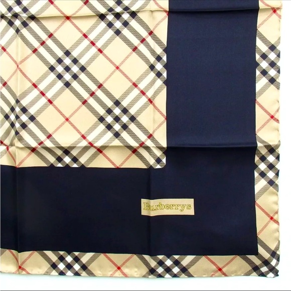 NWT Authentic BURBERRYS Nova Check scarf silk - Picture 6 of 10